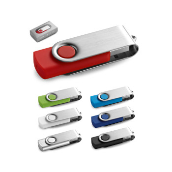 USB ključek Twister 16 GB s kovinsko sponko