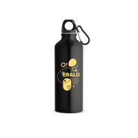 Kovinska športna steklenica s karabinom 530 mL