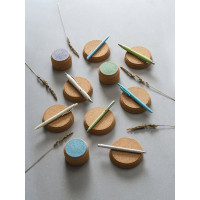 Kemični svinčnik iz vlaknin pšenične slame in ABS CAMILA 81168