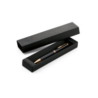 Kovinski kemični svinčnik z zlatimi detajli v darilni škatli 81195