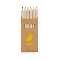 Male lesene barvice - 6 kos Bird 91750