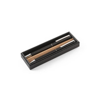 Komplet pisal - roller in kemični svinčnik iz aluminija (94 % rAL) Leah 91782