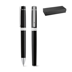 Kovinski set pisal - roller in kemični svinčnik v darilnem etuiju Douro 91816