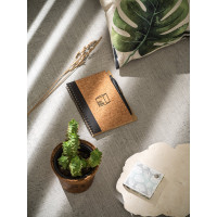 Špiralna beležnica B6 iz plute rPET in pisalom Vicente 93285