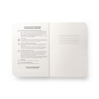 Beležnica A5 s poltrdim ovitkom, izdelanim iz odpadnih kavnih lupin (66%) 93289