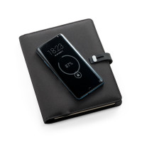 Poslovna mapa A5 rPET z brezžičnim polnilnikom PowerBank 5.000mAh Emerge A5 93581