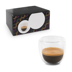 Set 2-eh borosilikatnih skodelic za espresso Expresso 93873