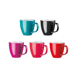 Velika XXL skodelica iz porcelana 450ml - sijaj PANTHONY 94044