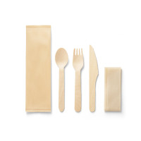 Leseni set jedilnega pribora Suya 94077