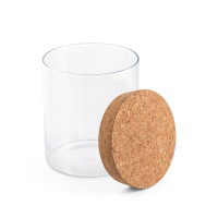 Steklena posoda s pokrovom iz plute 700ml Spice 94079