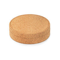 Set za vino iz lesa in kovine v škatli iz plute Moreto 94119