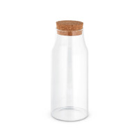 Steklena steklenica s pokrovom iz plute 800ml 94235