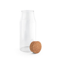 Steklena steklenica s pokrovom iz plute 800ml 94235