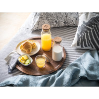 Steklena steklenica s pokrovom iz plute 1L 94236