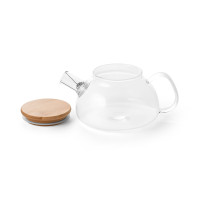 Steklen čajnik s pokrovom iz lesa 750ml Snead 94238
