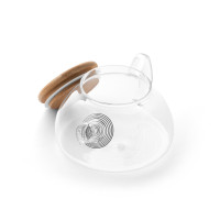 Steklen čajnik s pokrovom iz lesa 750ml Snead 94238