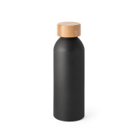 Kovinska steklenica z lesenim pokrovom 550ml Queta 94250