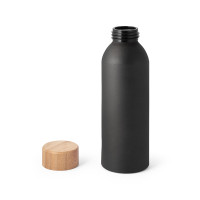 Kovinska steklenica z lesenim pokrovom 550ml Queta 94250