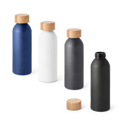Kovinska steklenica z lesenim pokrovom 550ml Queta 94250