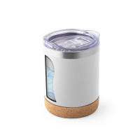 Potovalna termo skodelica s pokrovom in podstavkom iz plute 400ml 94327