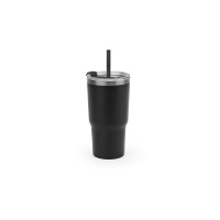 Kovinska skodelica s pokrovom in slamico 600ml JOYNER M 94372