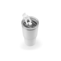Kovinska skodelica s pokrovom in slamico 600ml JOYNER M 94372
