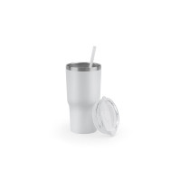 Kovinska skodelica s pokrovom in slamico 600ml JOYNER M 94372