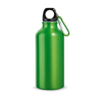 Aluminijasta športna steklenica s karabinom 400ml LANDSCAPE S 94601