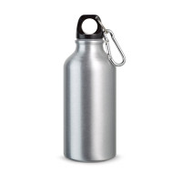Aluminijasta športna steklenica s karabinom 400ml LANDSCAPE S 94601