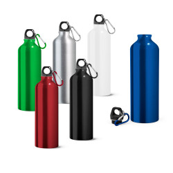 Aluminijasta športna steklenica s karabinom 800ml 94688