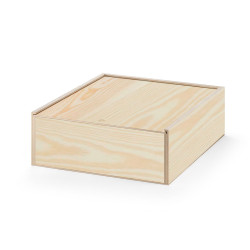 Lesena darilna škatla z lesenim pokrovom 348 x 308 x 111mm 94942