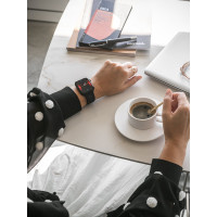 Pametna ura s silikonskim paščkom IPX4 IPS 97136