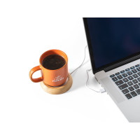 Grelec za skodelico iz lesa in kovine Gates 97178