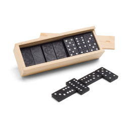 Domino igra v leseni škatli Miguel 98004