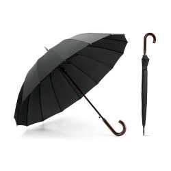 Dežnik s 16 paneli in zavitim ročajem 111cm Hedi 99136