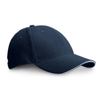 Baseball kapa na šilt 6-delna 100% bombaž, 260g 99412