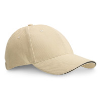 Baseball kapa na šilt 6-delna 100% bombaž, 260g 99412