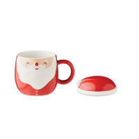 Keramična skodelica s pokrovom 370ml SANTA CX1492-05