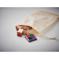 Komplet 8 lesenih božičnih štampiljk STAMPIE CX1512-13