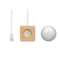 Steklena LED božična krogla SANTA LIGHT CX1541-40