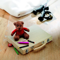 Set za risanje v leseni škatli GENIO IT2369-40