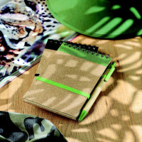 Blok A6 iz recikliranega materiala s pisalom SONORA IT3789-48