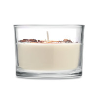Svečka v steklenem kozarčku iz rastlinskega voska 300 g CITRUS MO2078-06