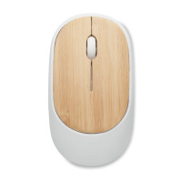 Brezžična miška z lesenim detajlom CURVY BAM MO2085-06