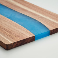 Kuhinjska deska za rezanje iz akacijevega lesa 30 x 20cm GROOVES MO2086-40