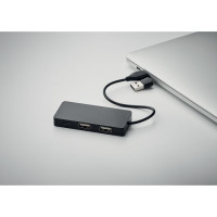 USB razdelilnik - HUB z 20 cm kablom HUB-C MO2142-03