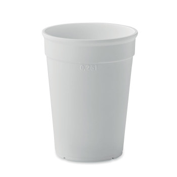 Plastičen kozarček iz recikliranega PP 250ml AWAYCUP MO2256-06
