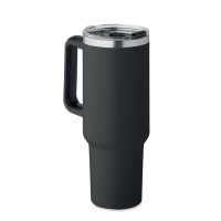Velika kovinska termo skodelica s slamico 1200ml SUMA MO2327-03