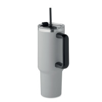 Velika kovinska termo skodelica s slamico 1200ml SUMA MO2327-07