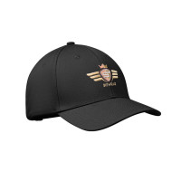 Baseball kapa s šiltom - 6-delna - bombaž 280g/m BAHAMAS MO2347-03
